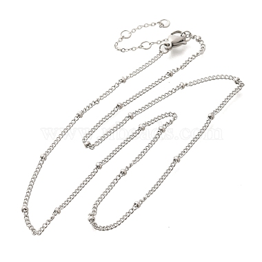 Anti-Tarnish 304 Stainless Steel Satellite Chain Necklaces for Women(NJEW-K255-14P)-4