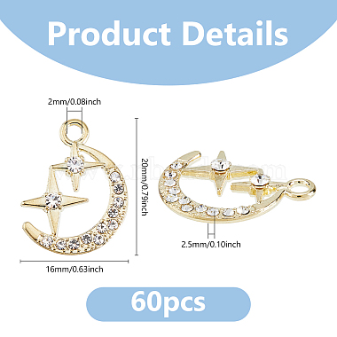 60Pcs Zinc Alloy Pendants(FIND-DC0006-72)-2