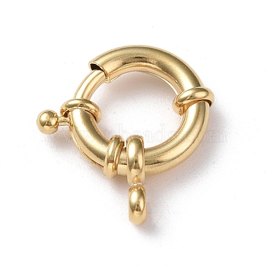 Eco-friendly Brass Spring Ring Clasps(KK-D082-02G-C)-2