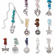 Natural Gemstone Chip Beads Bookmarks(AJEW-JK00248)-1