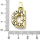 Brass Micro Pave Clear Cubic Zirconia Pendants(KK-M279-01G-D)-3