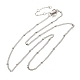 Anti-Tarnish 304 Stainless Steel Satellite Chain Necklaces for Women(NJEW-K255-14P)-4