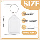 20Pcs Acrylic Photo Frame Keychains(KEYC-TA0004-82)-5