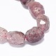 Chapelets de perles aux fraises en quartz naturel(G-F632-19)-2