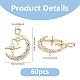60Pcs Zinc Alloy Pendants(FIND-DC0006-72)-2