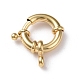Eco-friendly Brass Spring Ring Clasps(KK-D082-02G-C)-2