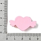 Pink Theme Opaque Resin Decoden Cabochons(RESI-C045-06E)-3