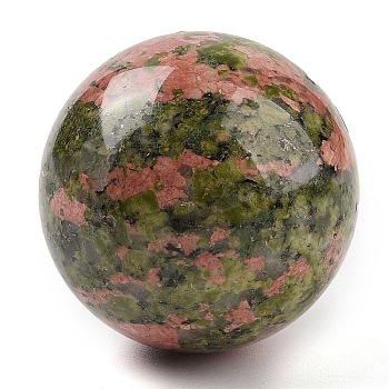 Natural Unakite Sphere Beads, No Hole/Undrilled, Round Ball Beads, 39~41mm