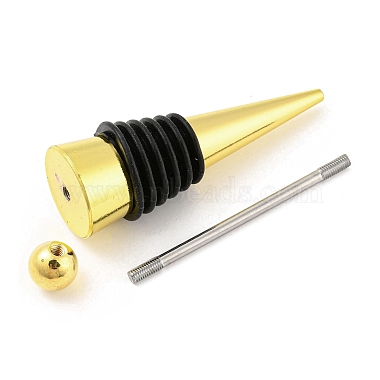 DIY Beadable Alloy Red Wine Stopper(AJEW-Z016-03C-G)-2