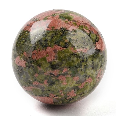 Round Unakite Beads