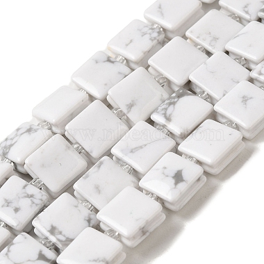 Square Howlite Beads