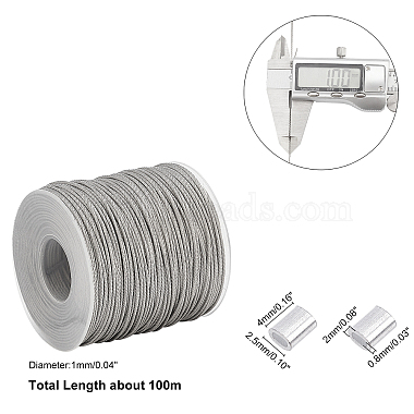 304 Stainless Steel Wire Rope(OCOR-WH0032-09C)-2