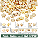 Pandahall Elite 80pcs 8 perles en laiton de style(KK-PH0004-78)-5