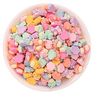 Opaque Resin Imitation Food Decoden Cabochons, Cupcake, Mixed Color, 12x10x5.5mm(X-RESI-K027-13)