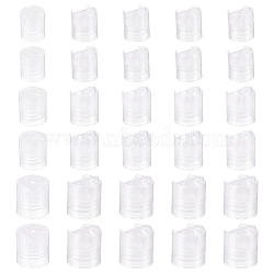 30Pcs 3 Style PP Plastic Press Caps, Replacement Disc Top, Dispensing Lotion Bottle Closure, Column, WhiteSmoke, 20.5~26.5x22~27mm, Inner Diameter: 18~24.5mm, 10pcs/style(AJEW-BC0003-83B)