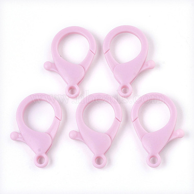 Pink Others Plastic Lobster Claw Clasps