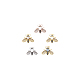 5Pcs 5 Colors White Imitation Pearl with Rhinestone Bee Brooch Pin(JEWB-DC0001-10)-6