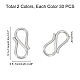 304 Stainless Steel S Hook Clasps(STAS-UN0010-03)-5