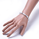 perles oeil de chat stretch bracelets(BJEW-JB04401-01)-3