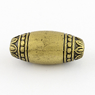 Antique Acrylic Beads, Large Hole Beads, Oval, Antique Bronze, 38x18mm, Hole: 5.5mm, about 78pcs/500g(PACR-R220-14AB)