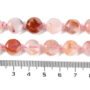 Natural Red Hematoid Quartz/Ferruginous Quartz Beads Strands(G-C116-A72-01)-5