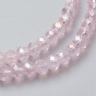 Chapelets de perles en verre galvanoplastique(X-EGLA-F124-FR-B05)-3