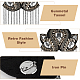 2Pcs Iron & Felt Fashion Tassel Epaulette(AJEW-FH0004-04A)-5
