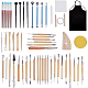 Wooden Handle Pottery Tools Sets(TOOL-BC0008-11)-1