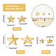 600Pcs 3 Style Star Brass Cabochons(FIND-AR0002-57)-2