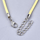 Waxed Cord Necklace Making(NCOR-T001-62)-3