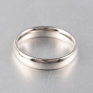304 Stainless Steel Plain Band Rings, Stainless Steel Color, US Size 11(20.6mm)(RJEW-N020-18P-20.6mm)