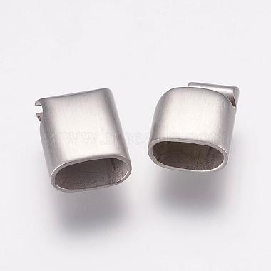 304 Stainless Steel Magnetic Clasps with Glue-in Ends(STAS-K145-25P)-4