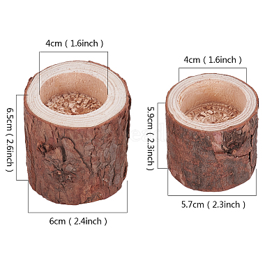 CRASPIRE Wood Candle Holders(AJEW-CP0001-08)-2