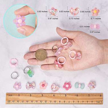 DIY Candy Finger Ring Making Kit(DIY-SZ0008-43)-2
