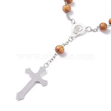 2pcs 2 bracelets de chapelet de perles de prière religieuse de style(BJEW-SZ0002-53)-4