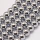 Chapelets de perles en hématite synthétique de grade AA(X-G-P258-05-6mm)-1