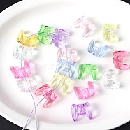Transparent Acrylic Beads, Game Controller, 21x24.6x12.4mm, Hole: 3.8mm(X-TACR-F008-09E)