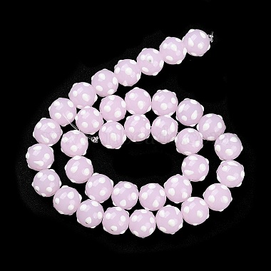 Backen Farbe Glasperlen Str&auml;nge(LAMP-F032-02A)-3