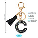 1Pc Resin Letter Keychains(KEYC-TADJ0001-09C)-3