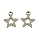 Stainless Steel Star Charms(STAS-S007)-1