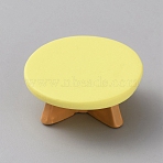 Resin Miniature Ornaments, for Garden Dollhouse Accessories, Table, 31x12mm(AJEW-TAC0030-034C)