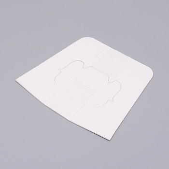Folding Cardboard Tabletop Easel, White, 10x10.9x0.1cm
