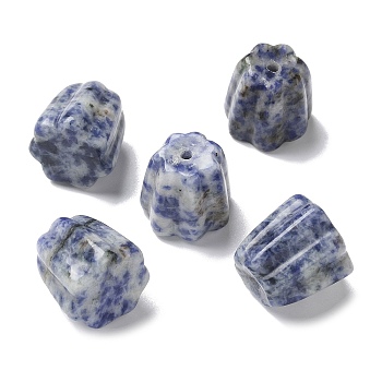 Natural Blue Spot Jasper Incense Burners, Incense Holders, Home Office Teahouse Zen Buddhist Supplies, 19~20x20~20.5x19.5~20mm