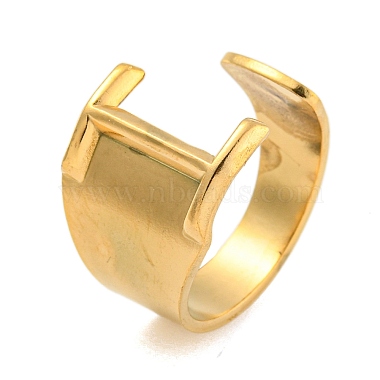 Letter I 201 Stainless Steel Finger Rings