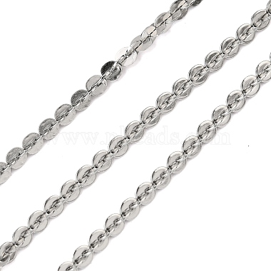 304 ステンレス製フラット ラウンド リンク チェーン(CHS-K026-01B-P)-1