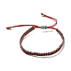 Polyester Braided Bracelet with CCB Plastic Beads(BJEW-A099-05)-2