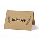 Kraft Paper Thank You Greeting Cards(DIY-F120-01A)-1