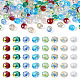 400Pcs 8 Colors Transparent Electroplate Glass Beads Strands(EGLA-TA0001-22)-1