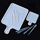 Moules en silicone pour assiette plate à poignée rectangle bricolage(DIY-TA0008-79)-4