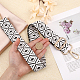 Two Tone Rhombus Pattern Polycotton Braided Adjustable Bag Handles(FIND-WH0129-23A)-3